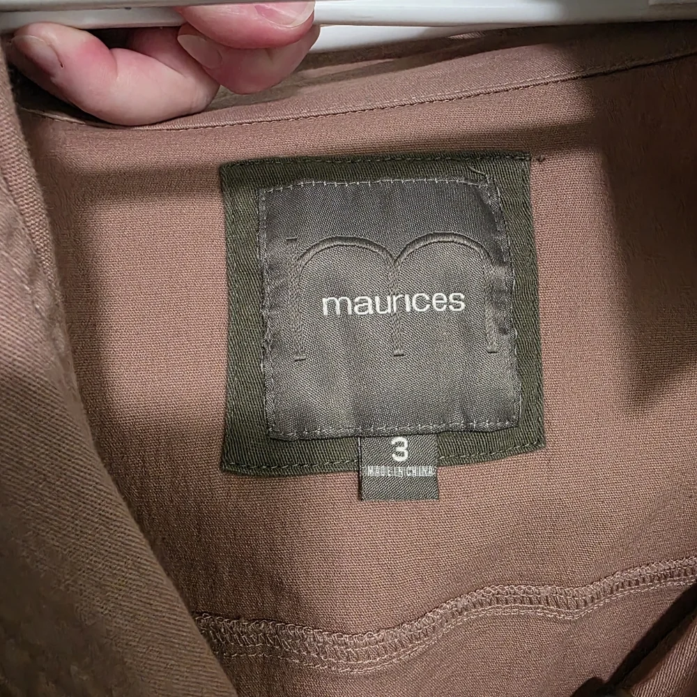 Maurices Women's Mauve Utility Jacket - Picture 4 of 4